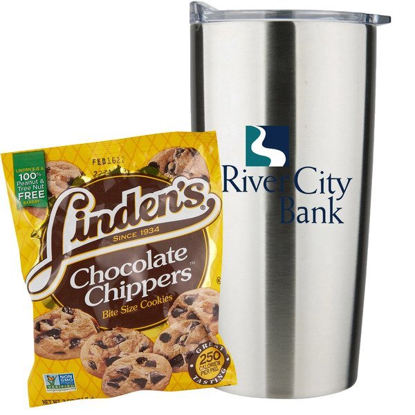 Linden's® Cookies & Straight Tumbler Gift Set