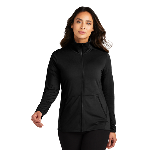 Port Authority® Accord Stretch Fleece Ladies' Full-Zip