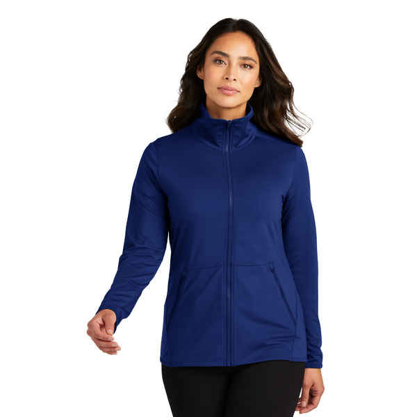Port Authority® Accord Stretch Fleece Ladies' Full-Zip