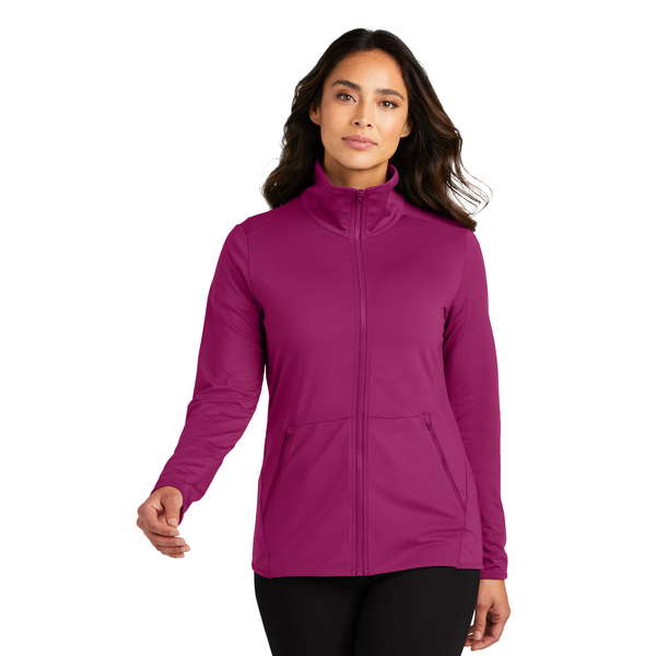Port Authority® Accord Stretch Fleece Ladies' Full-Zip