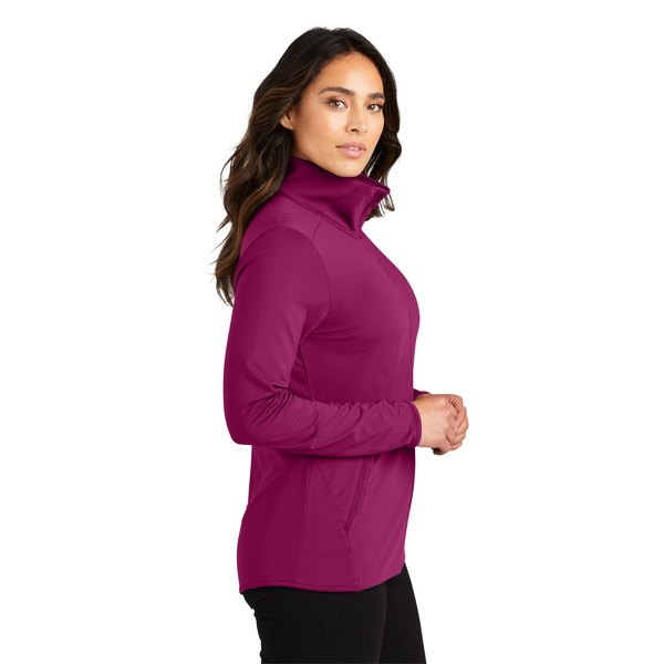 Port Authority® Accord Stretch Fleece Ladies' Full-Zip