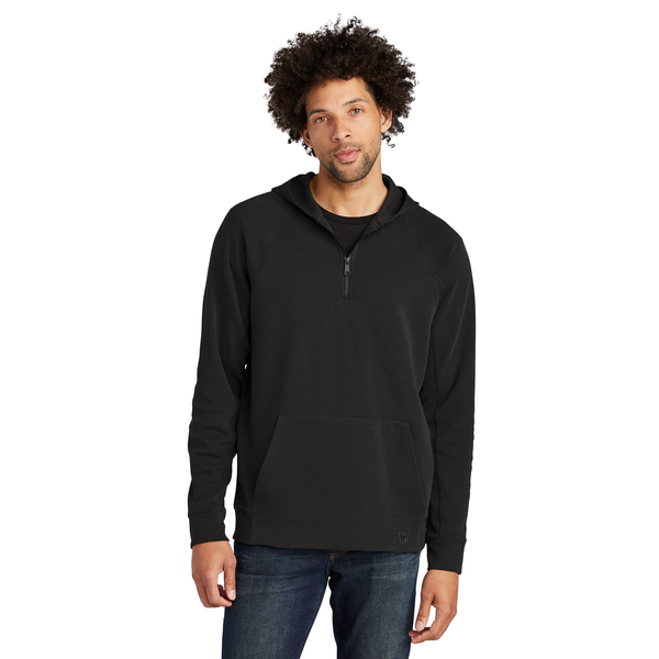 New Era® STS Cotton/Poly 1/4 Zip Men's Hoodie