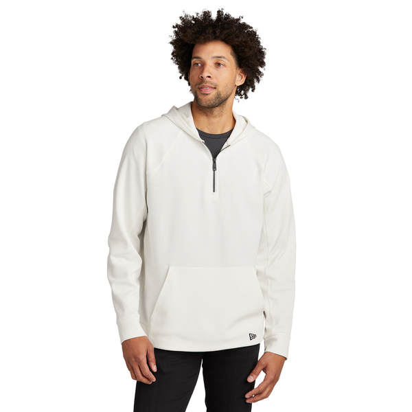 New Era® STS Cotton/Poly 1/4 Zip Men's Hoodie