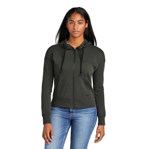 New Era® STS Cotton/Poly Full Zip Ladies' Hoodie
