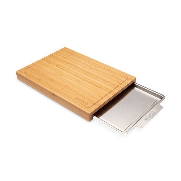 Cuisinart® BBQ Bamboo Cutting Board w/ Hidden Tray