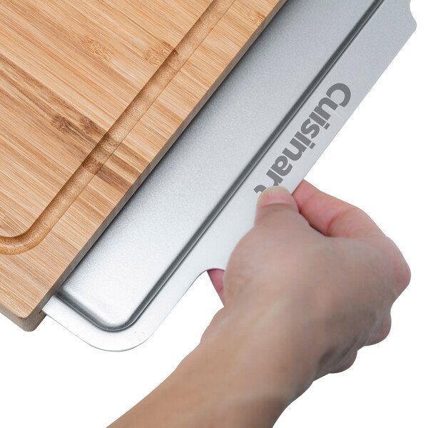 Cuisinart® BBQ Bamboo Cutting Board w/ Hidden Tray