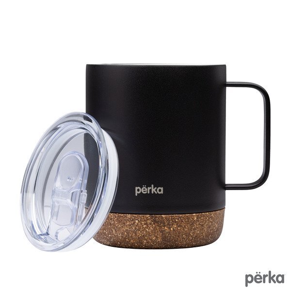 Perka® Wyatt Double Wall Stainless Steel Camping Mug, 12oz.