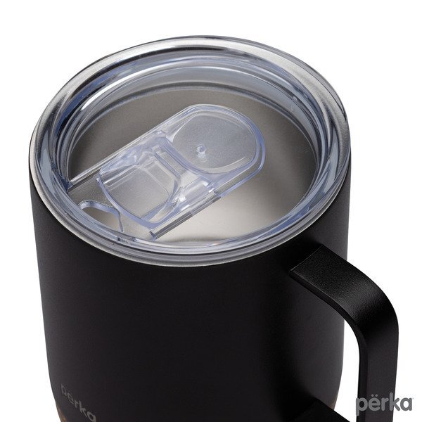 Perka® Wyatt Double Wall Stainless Steel Camping Mug, 12oz.