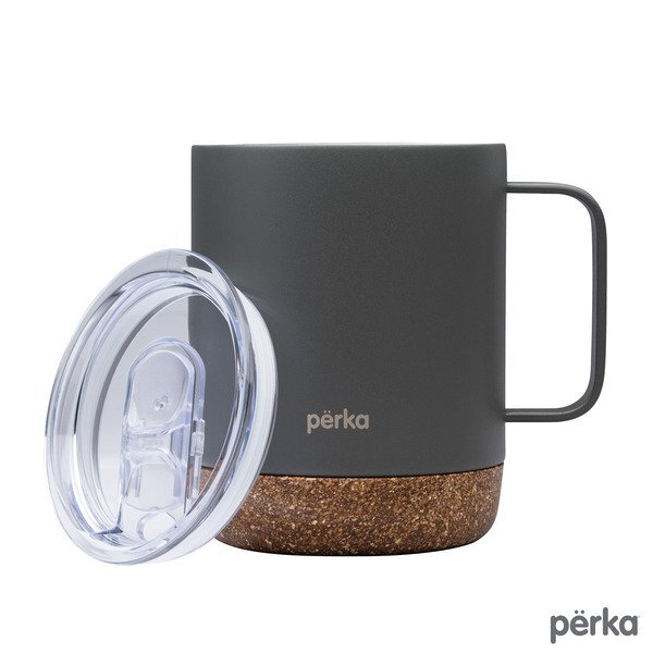 Perka® Wyatt Double Wall Stainless Steel Camping Mug, 12oz.