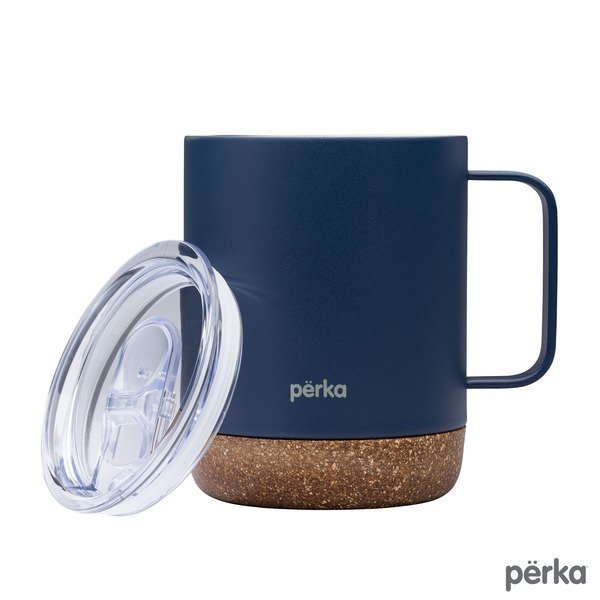Perka® Wyatt Double Wall Stainless Steel Camping Mug, 12oz.