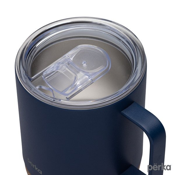 Perka® Wyatt Double Wall Stainless Steel Camping Mug, 12oz.
