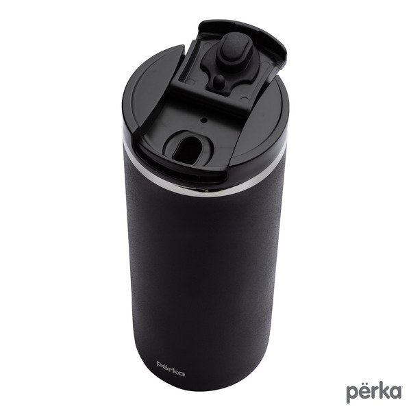 Perka® Trent Double Wall Stainless Steel Hot/Cold Tumbler, 18oz.
