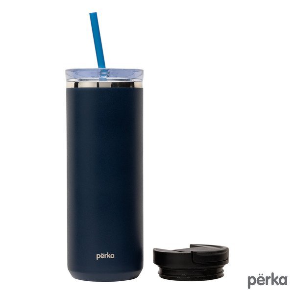 Perka® Trent Double Wall Stainless Steel Hot/Cold Tumbler, 18oz.