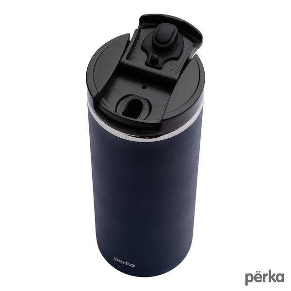 Perka® Trent Double Wall Stainless Steel Hot/Cold Tumbler, 18oz.