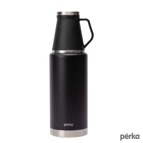Perka® Rover Double Wall Stainless Steel Growler w/ Cup, 51oz.