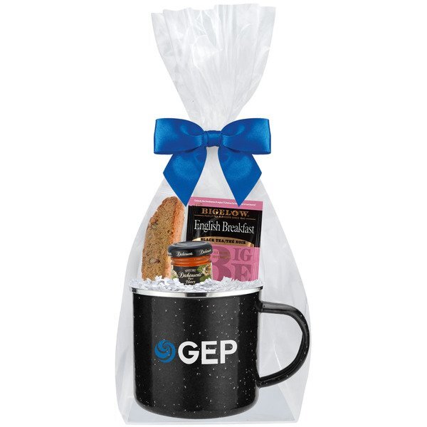English Breakfast & Speckled Camping Mug Gift Set