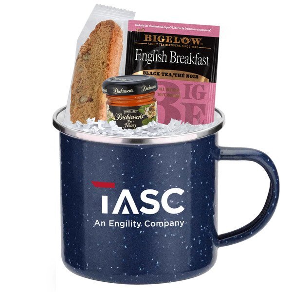 English Breakfast & Speckled Camping Mug Gift Set