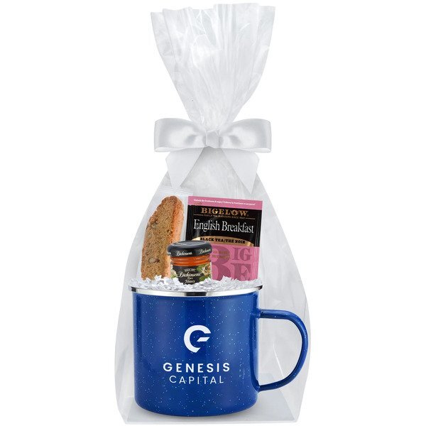 English Breakfast & Speckled Camping Mug Gift Set