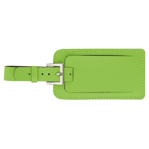 Vicenza Leather Luggage Spotter Tag