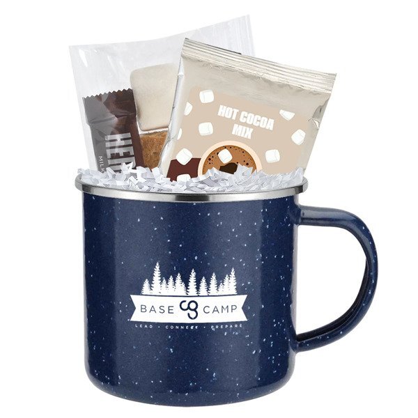 Cocoa, S'mores & Speckled Camping Mug Gift Set