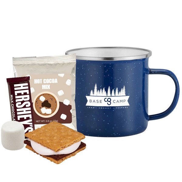 Cocoa, S'mores & Speckled Camping Mug Gift Set