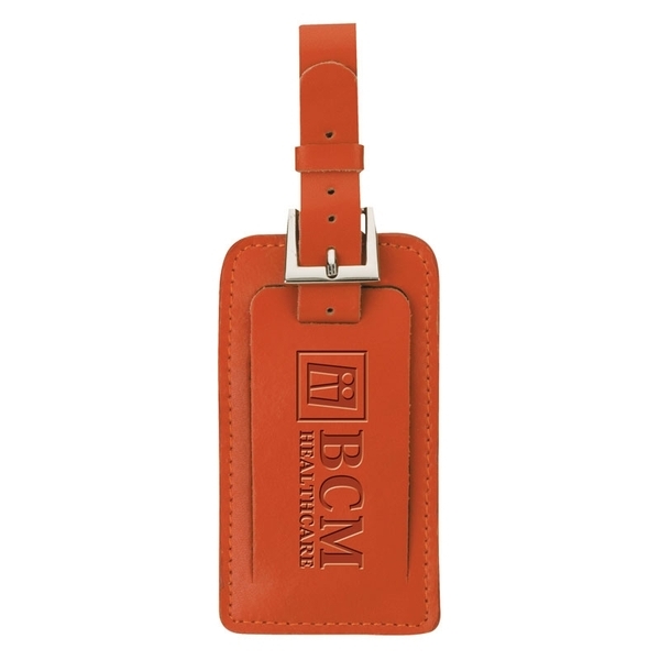 Vicenza Leather Luggage Spotter Tag