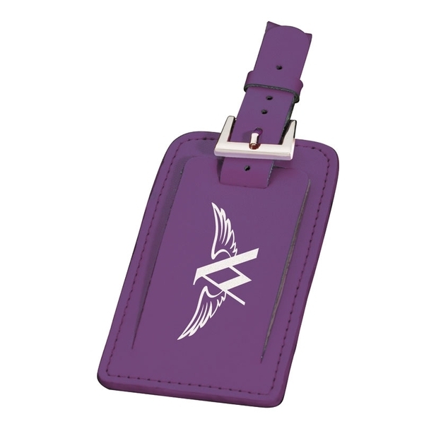 Vicenza Leather Luggage Spotter Tag