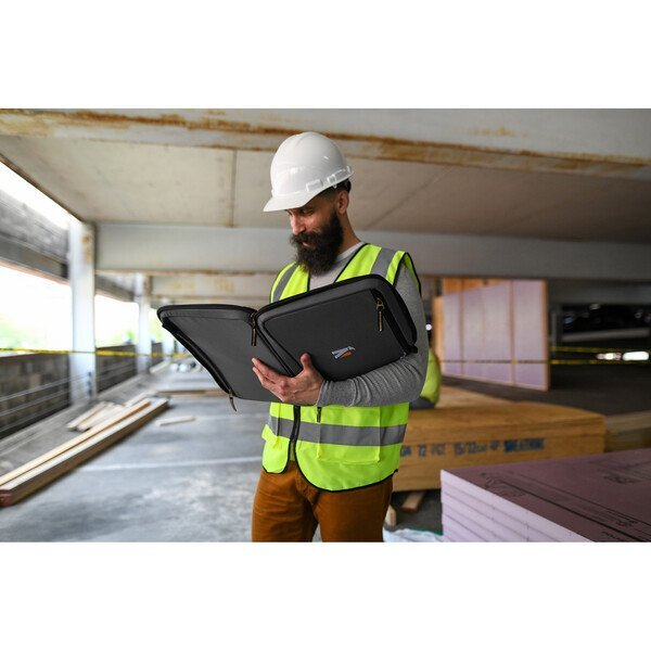 Heritage Supply™ Pro Polyester Crossbody Padfolio & Construction Pen Set