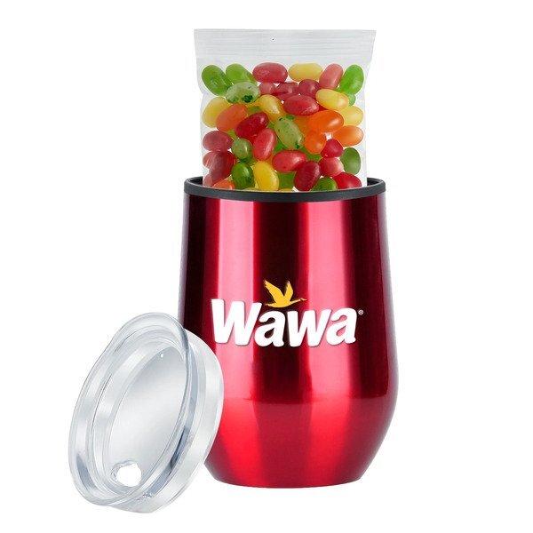 Jelly Belly® Jelly Beans Cocktail Mix & Stemless Wine Tumbler Gift Set