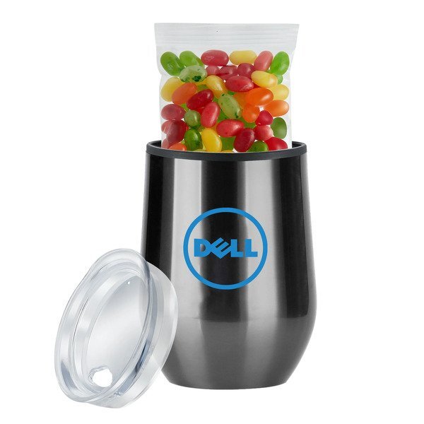 Jelly Belly® Jelly Beans Cocktail Mix & Stemless Wine Tumbler Gift Set