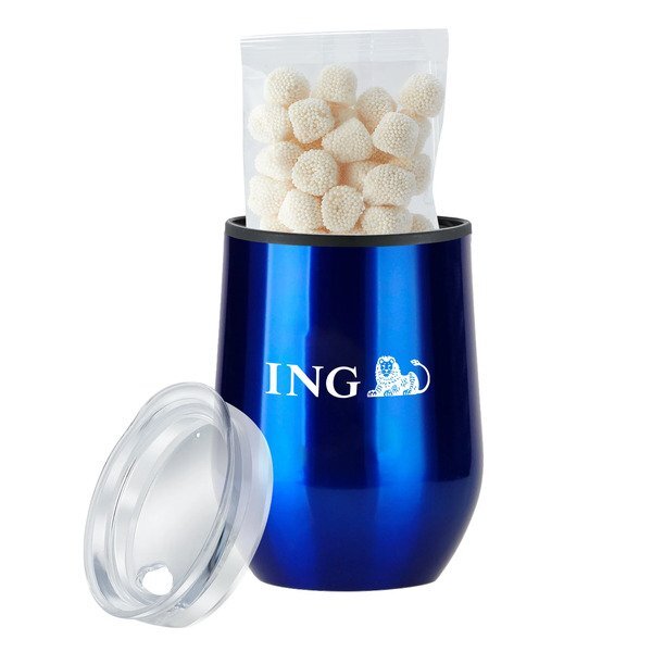 Jelly Belly® Champagne Bubbles & Stemless Wine Tumbler Gift Set