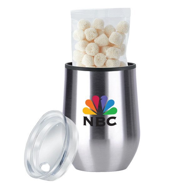 Jelly Belly® Champagne Bubbles & Stemless Wine Tumbler Gift Set