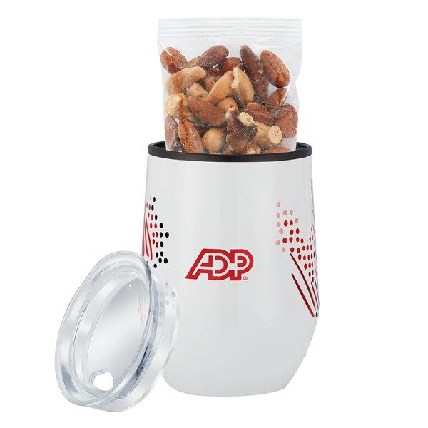 Mixed Nuts & Stemless Wine Tumbler Gift Set