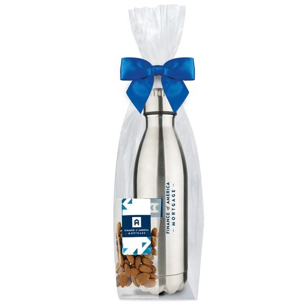 Raw Almonds & Vacuum Insulated Bottle Gift Set