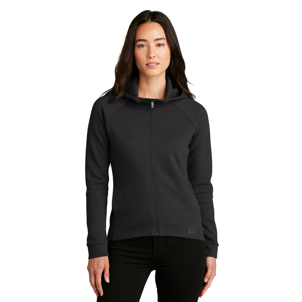OGIO® Bolt Cotton/Poly Ladies' Full-Zip Hoodie