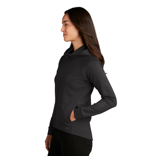 OGIO® Bolt Cotton/Poly Ladies' Full-Zip Hoodie