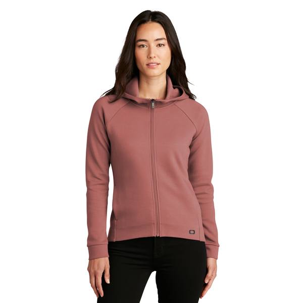OGIO® Bolt Cotton/Poly Ladies' Full-Zip Hoodie