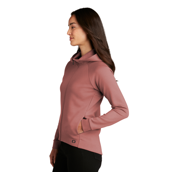 OGIO® Bolt Cotton/Poly Ladies' Full-Zip Hoodie