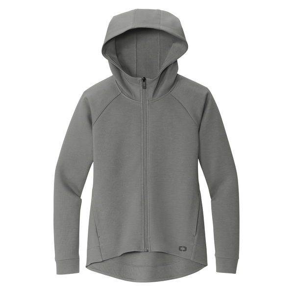 OGIO® Bolt Cotton/Poly Ladies' Full-Zip Hoodie