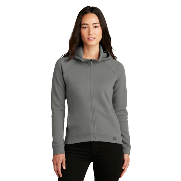 OGIO® Bolt Cotton/Poly Ladies' Full-Zip Hoodie