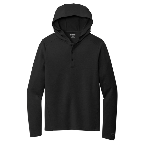 OGIO® Luuma Flex Tri-Blend Men's Hooded Henley