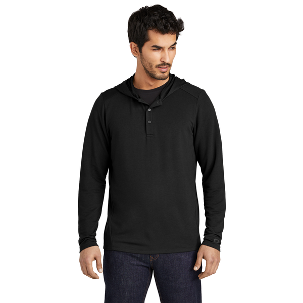 OGIO® Luuma Flex Tri-Blend Men's Hooded Henley