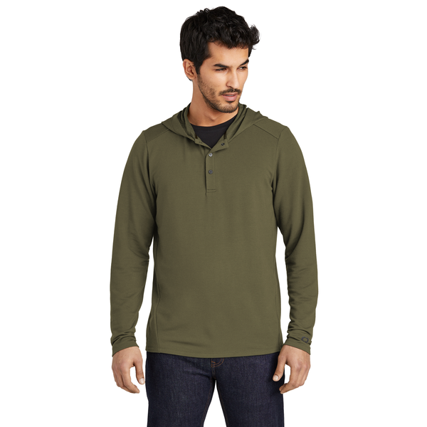 OGIO® Luuma Flex Tri-Blend Men's Hooded Henley