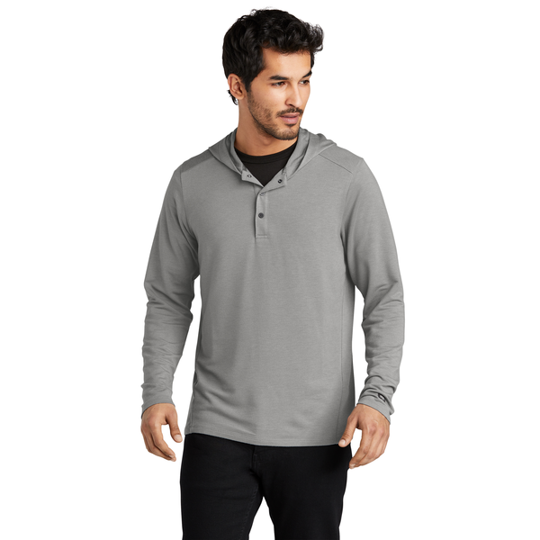 OGIO® Luuma Flex Tri-Blend Men's Hooded Henley