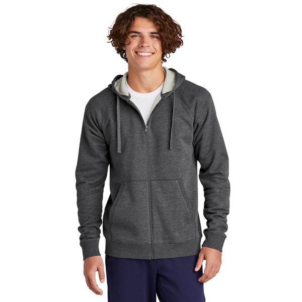Sport-Tek® Drive Cotton/Poly Fleece Hooded Unisex Full Zip