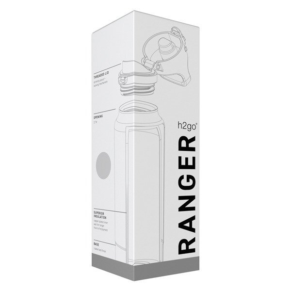 h2go Ranger Stainless Steel Bottle, 25oz.
