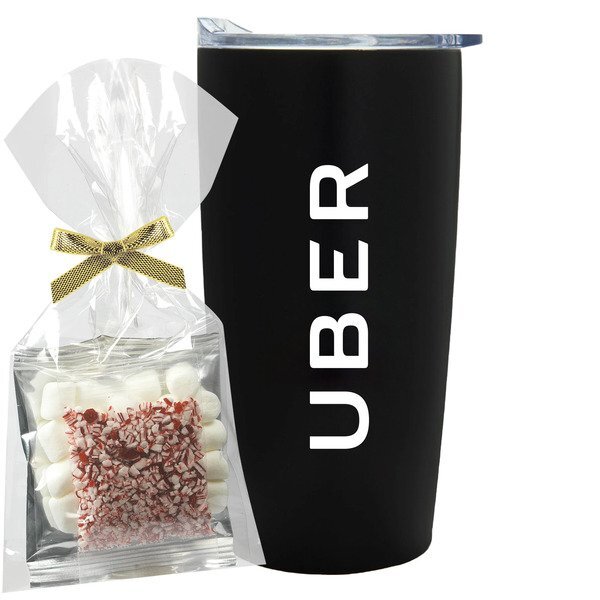 Hot Chocolate Mug Stuffer & Straight Tumbler w/ Plastic Liner Gift Set