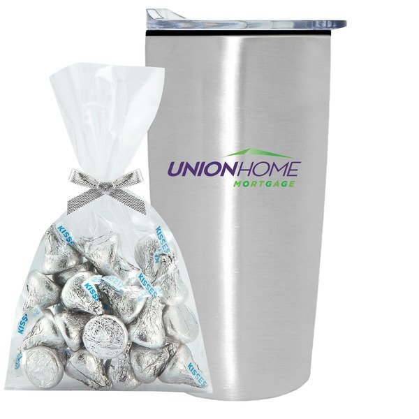 Hershey's® Kisses Mug Stuffer & Straight Tumbler w/ Plastic Liner Gift Set