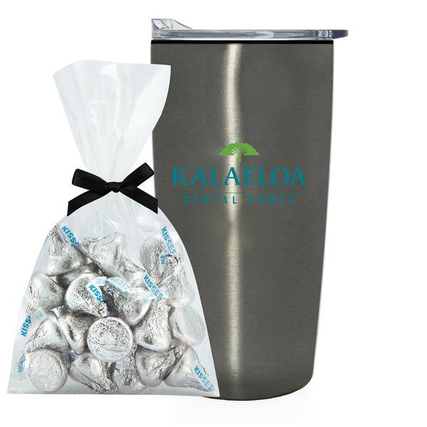 Hershey's® Kisses Mug Stuffer & Straight Tumbler w/ Plastic Liner Gift Set