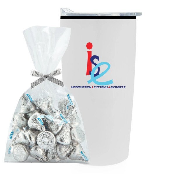 Hershey's® Kisses Mug Stuffer & Straight Tumbler w/ Plastic Liner Gift Set